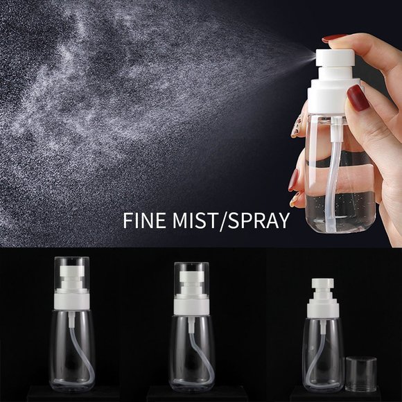 4Pcs 60ml Travel Plastic Spray Atomizer Bottle - Picture 10 of 10